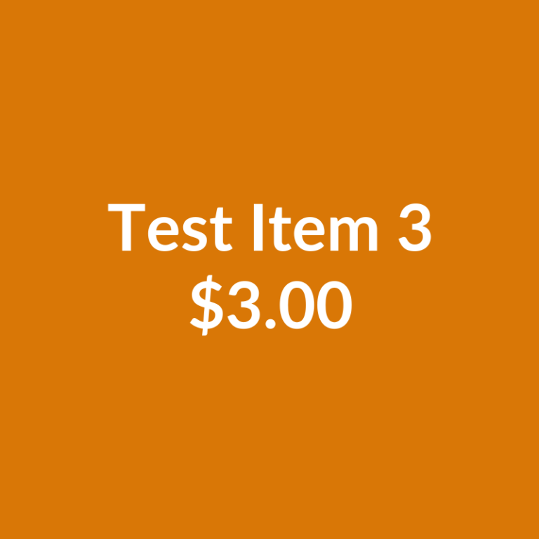 Test Item 3