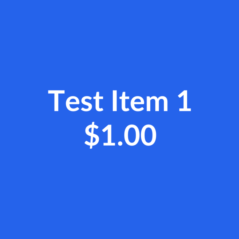 Test Item 1